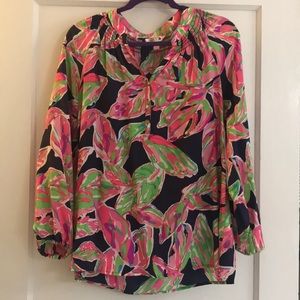 Lily silk blouse
